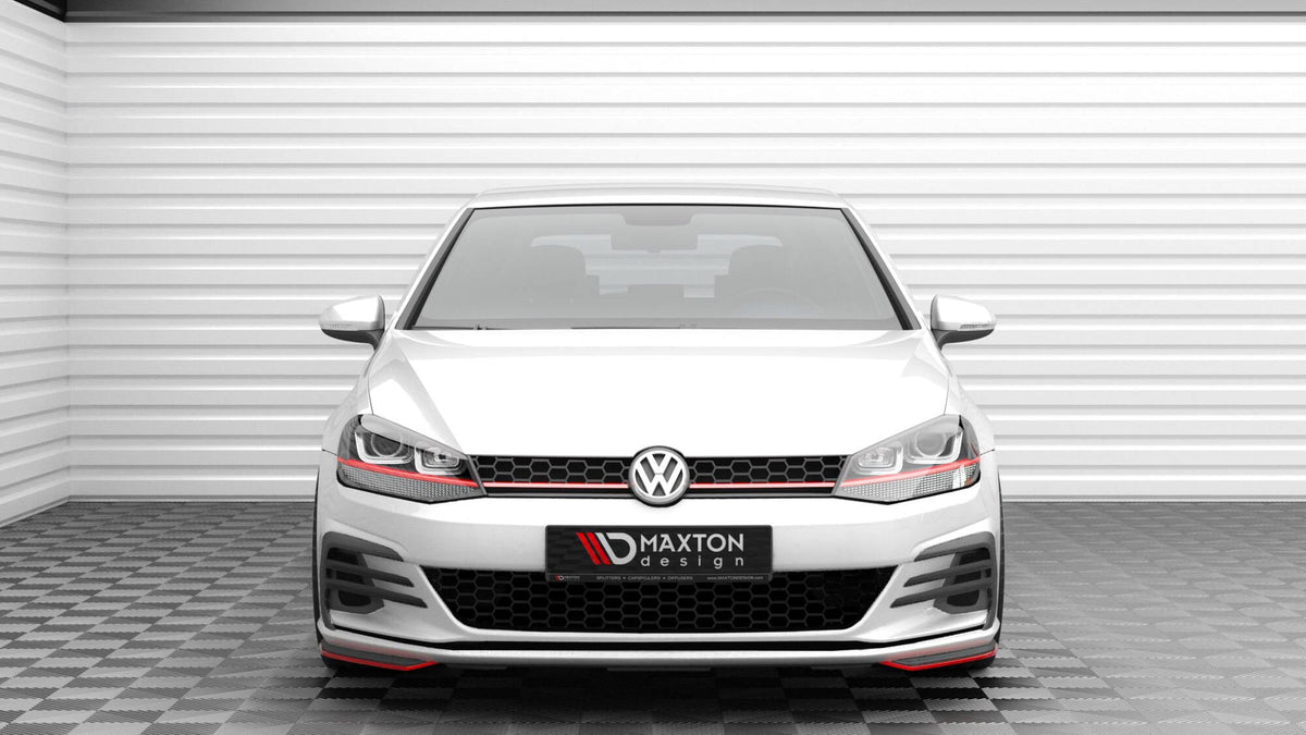 Front Side Splitters för Volkswagen Golf GTI / GTD Mk7 Facelift