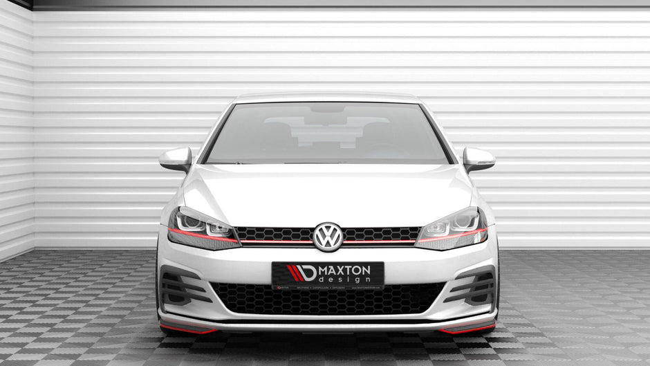 Front Side Splitters för Volkswagen Golf GTI / GTD Mk7 Facelift