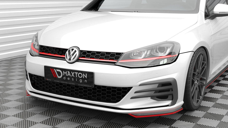Front Side Splitters för Volkswagen Golf GTI / GTD Mk7 Facelift