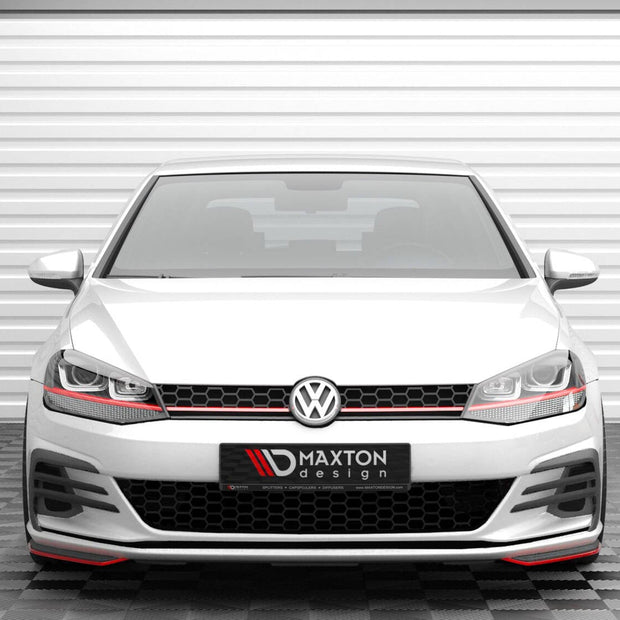 Front Side Splitters för Volkswagen Golf GTI / GTD Mk7 Facelift