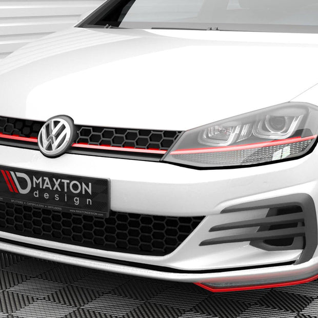 Front Side Splitters för Volkswagen Golf GTI / GTD Mk7 Facelift