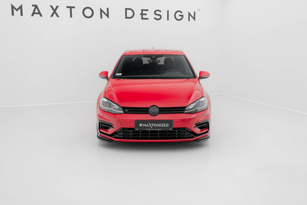 Front Side Splitters för Volkswagen Golf R / R-Line Mk7 Facelift
