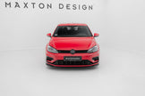 Front Side Splitters för Volkswagen Golf R / R-Line Mk7 Facelift
