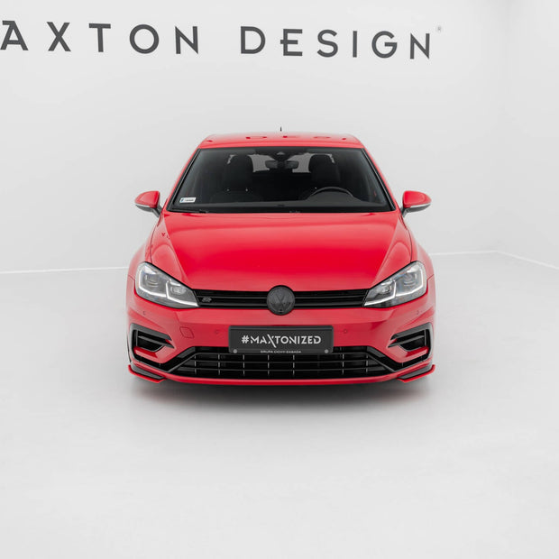Front Side Splitters för Volkswagen Golf R / R-Line Mk7 Facelift