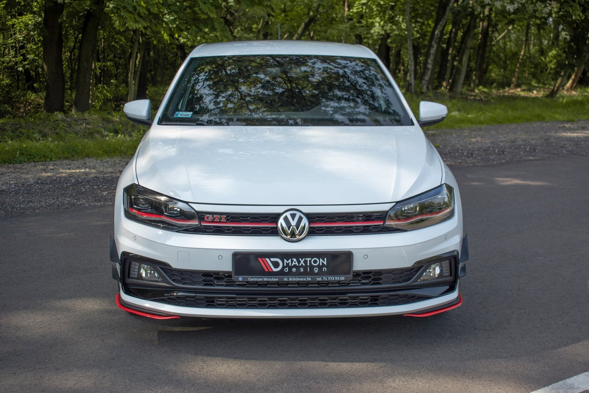 Front Side Splitters för Volkswagen Polo GTI / R-line Mk6