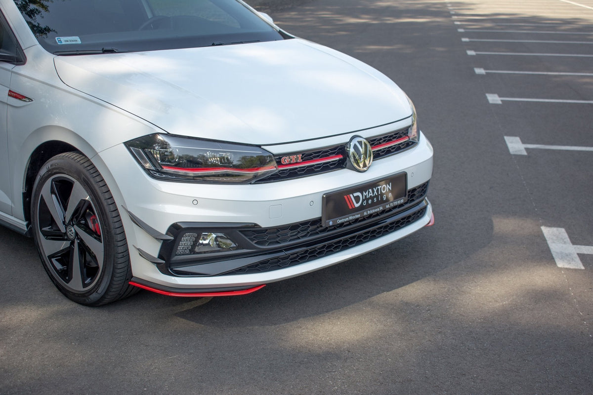 Front Side Splitters för Volkswagen Polo GTI / R-line Mk6
