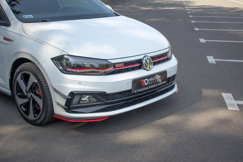 Front Side Splitters för Volkswagen Polo GTI / R-line Mk6