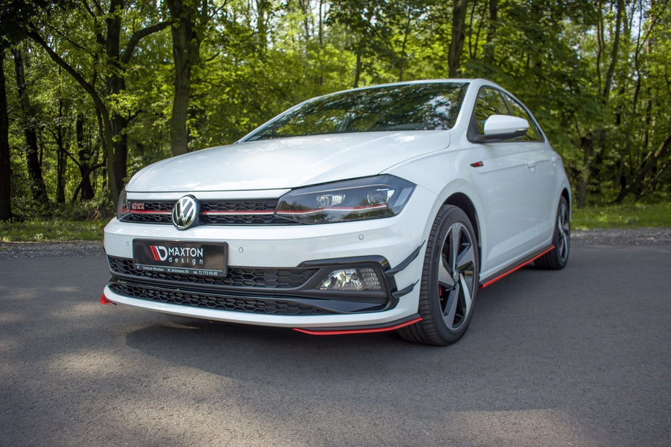 Front Side Splitters för Volkswagen Polo GTI / R-line Mk6