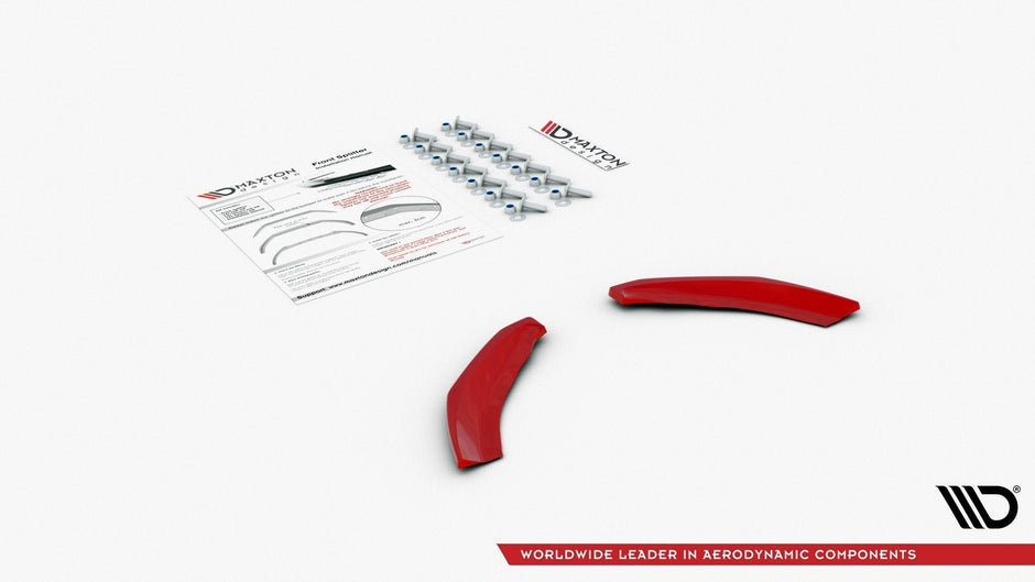 Front Side Splitters för Volkswagen Polo GTI / R-line Mk6
