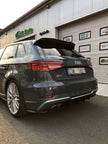 Bakre Sidosplitters för Audi S3 8v Facelift