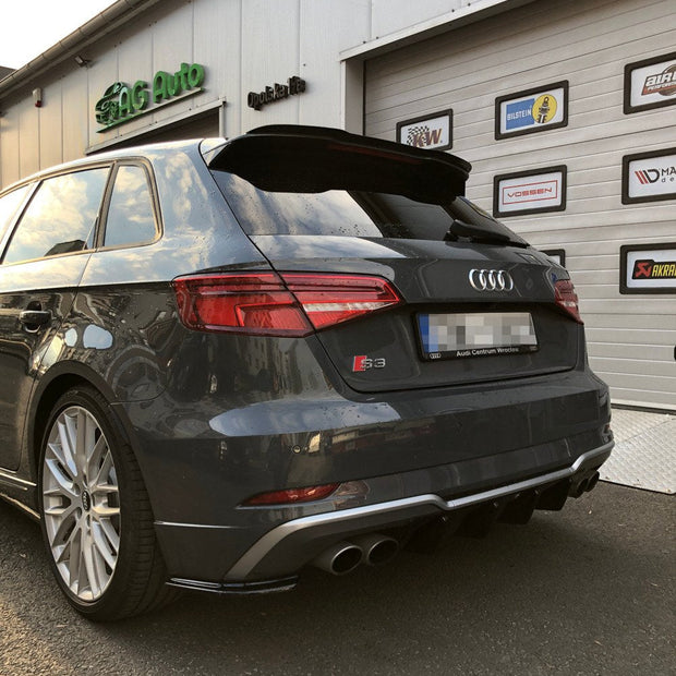 Bakre Sidosplitters för Audi S3 8v Facelift