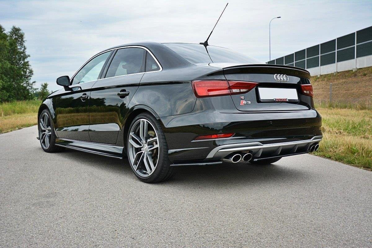 Bakre Sidosplitters för Audi S3 / A3 S-Line 8V Facelift Sedan