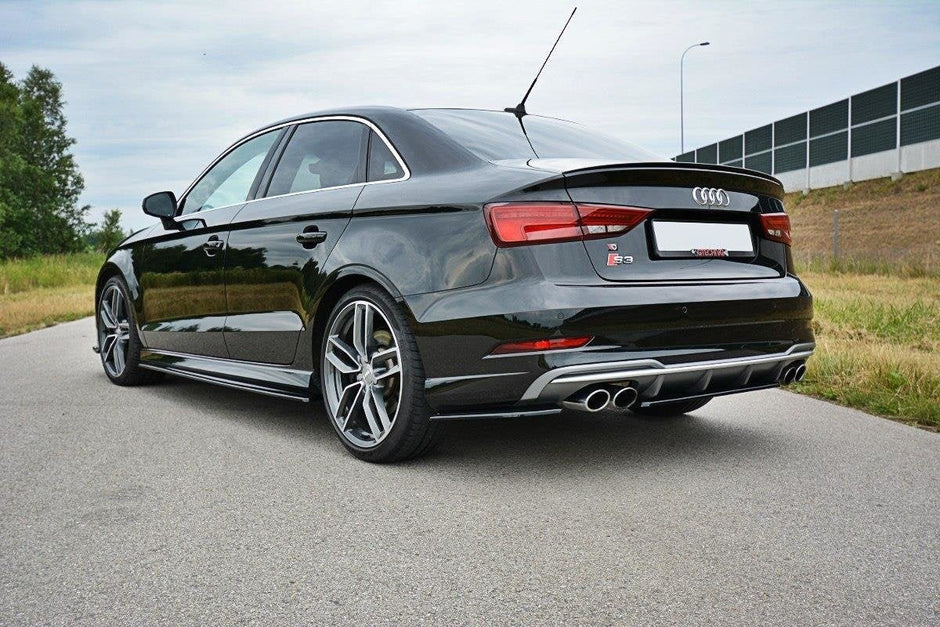Bakre Sidosplitters för Audi S3 / A3 S-Line 8V Facelift Sedan