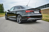Bakre Sidosplitters för Audi S3 / A3 S-Line 8V Facelift Sedan