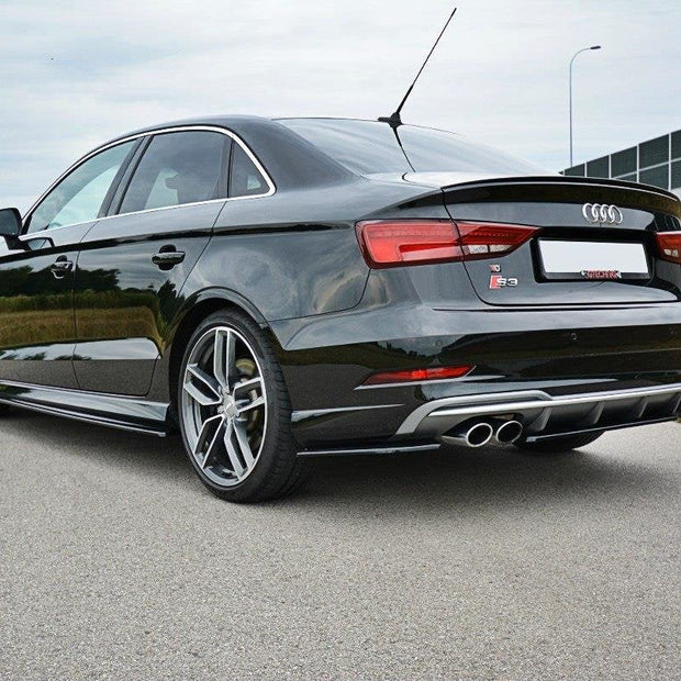 Bakre Sidosplitters för Audi S3 / A3 S-Line 8V Facelift Sedan