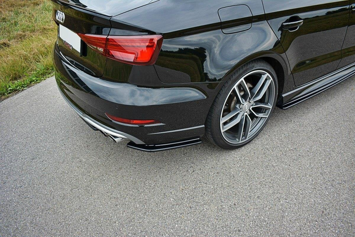 Bakre Sidosplitters för Audi S3 / A3 S-Line 8V Facelift Sedan