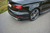 Bakre Sidosplitters för Audi S3 / A3 S-Line 8V Facelift Sedan