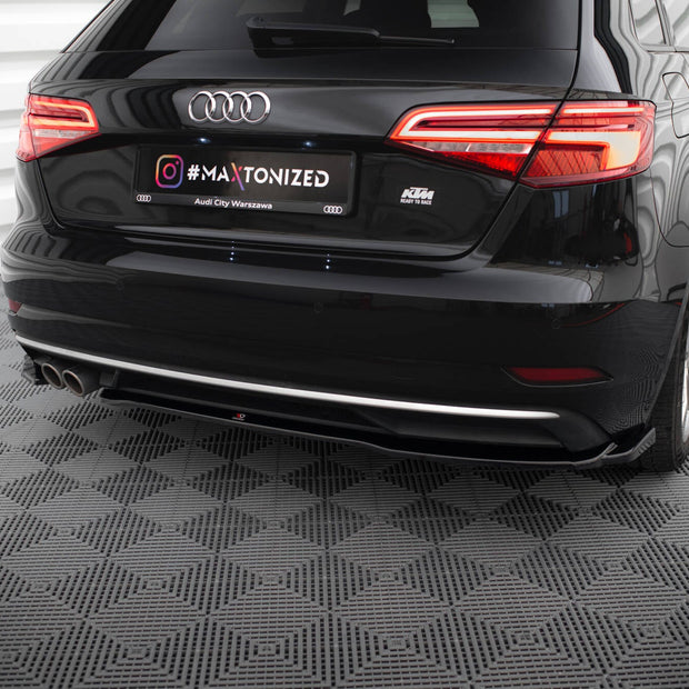 Bakre Sidosplitters för Audi A3 Sportback 8V Facelift