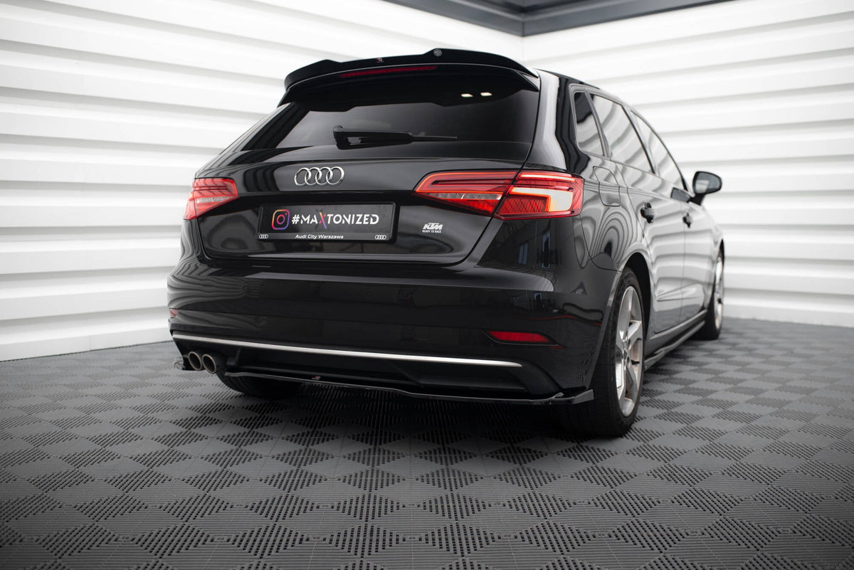 Bakre Sidosplitters för Audi A3 Sportback 8V Facelift