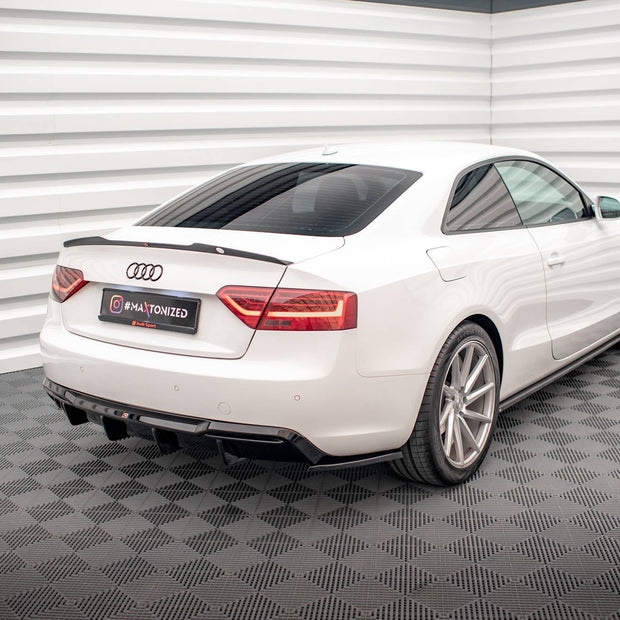 Bakre Sidosplitters för Audi A5 Coupe 8T Facelift