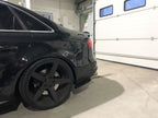 Bakre Sidosplitters för Audi S4 B8 Facelift