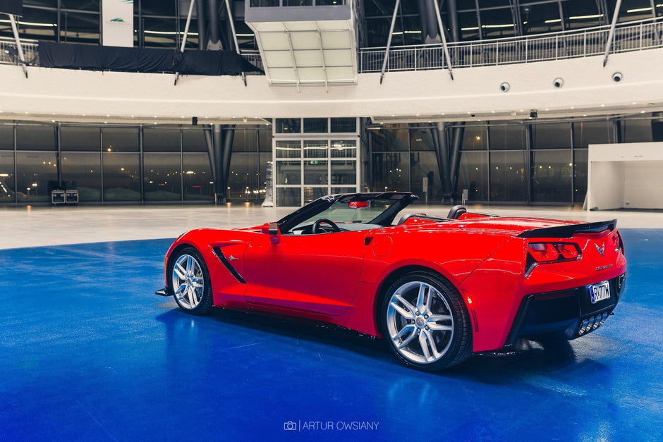 Bakre Sidosplitters för Chevrolet Corvette Stingray C7