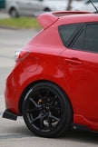 Bakre Sidosplitters för Mazda 3 Mk2 MPS