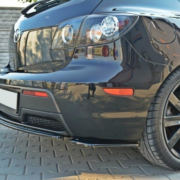 Bakre Sidosplitters för Mazda 3 MPS Mk1 US-Spec Version