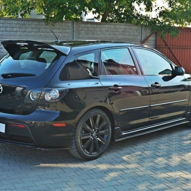 Bakre Sidosplitters för Mazda 3 MPS Mk1 US-Spec Version