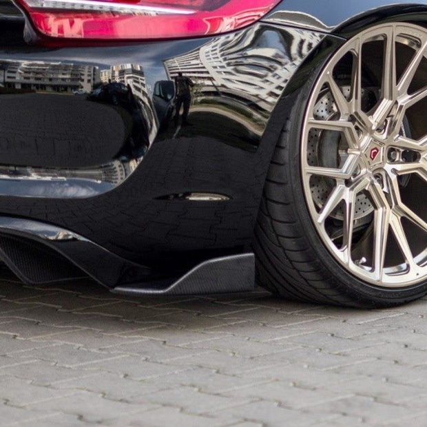 Bakre Sidosplitters för Porsche Cayman Mk2 981C
