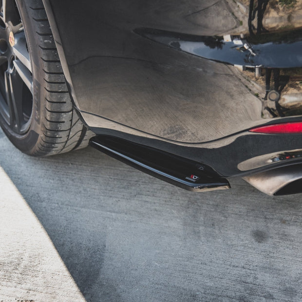 Bakre Sidosplitters för Porsche Panamera Turbo 970 Facelift
