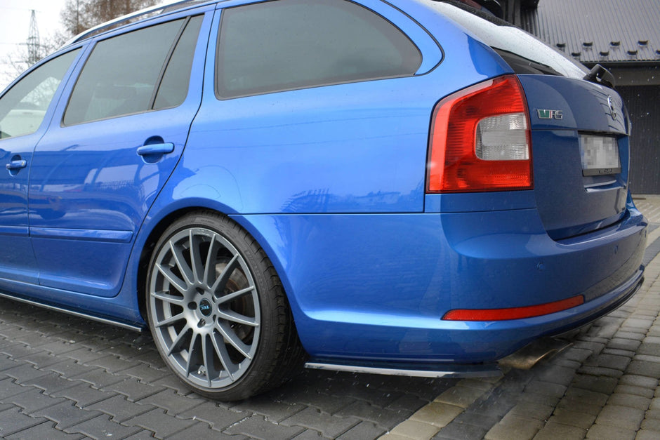 Bakre Sidosplitters för Skoda Octavia RS Sedan / Combi Mk2 / Mk2 Facelift