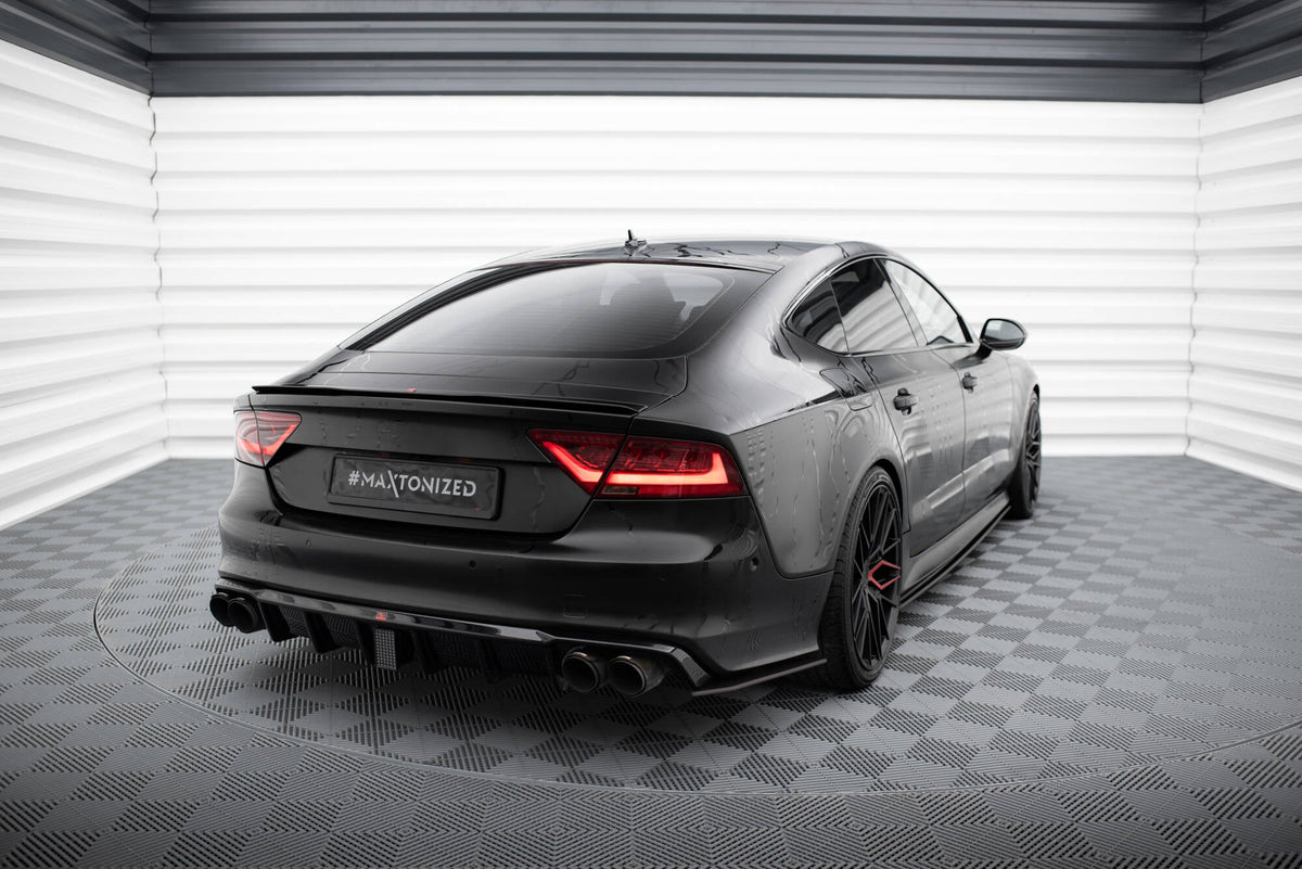 Street Pro Bakre Sidosplitters för Audi A7 S-Line C7