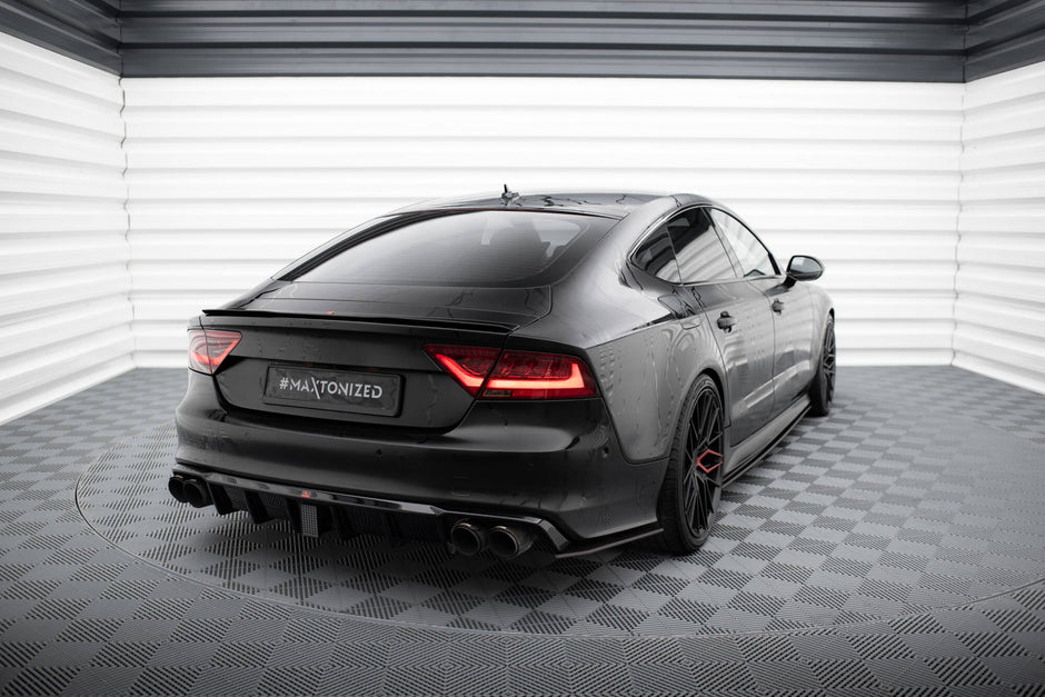 Street Pro Bakre Sidosplitters för Audi A7 S-Line C7