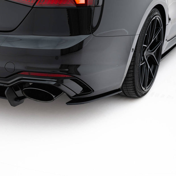 Street Pro Bakre Sidosplitters för Audi RS5 Coupe / Sportback F5