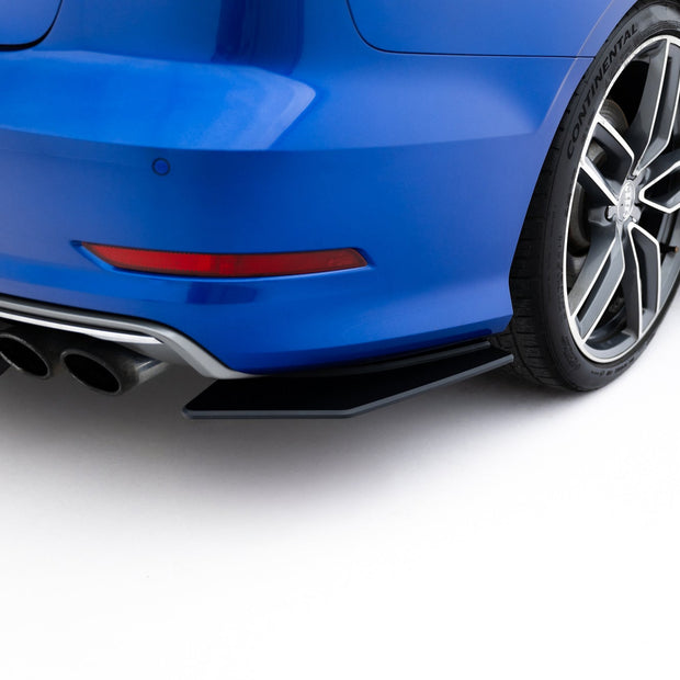 Street Pro Bakre Sidosplitters för Audi S3 Sedan 8V