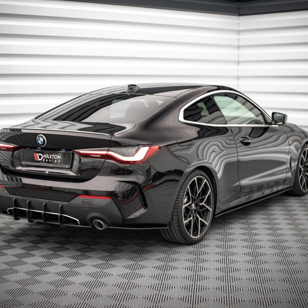 Street Pro Bakre Sidosplitters för BMW 4 M-Pack G22 / G23 / G22 Facelift / G23 Facelift
