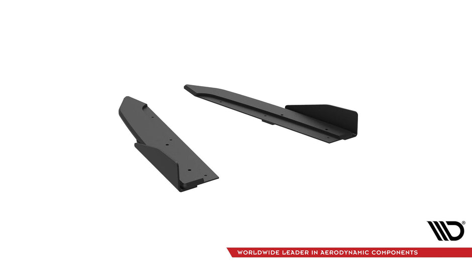 Street Pro Bakre Sidosplitters + Flaps för Audi A7 S-Line C7