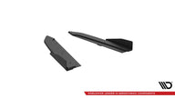 Street Pro Bakre Sidosplitters + Flaps för Audi A7 S-Line C7