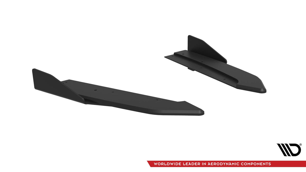 Street Pro Bakre Sidosplitters + Flaps för Audi A7 S-Line C7