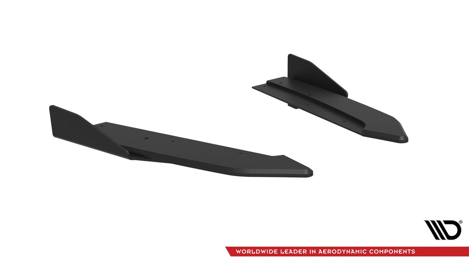 Street Pro Bakre Sidosplitters + Flaps för Audi A7 S-Line C7