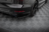 Street Pro Bakre Sidosplitters + Flaps för Audi RS3 Sedan 8V Facelift