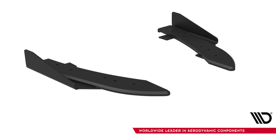 Street Pro Bakre Sidosplitters + Flaps för Audi RS5 Coupe / Sportback F5