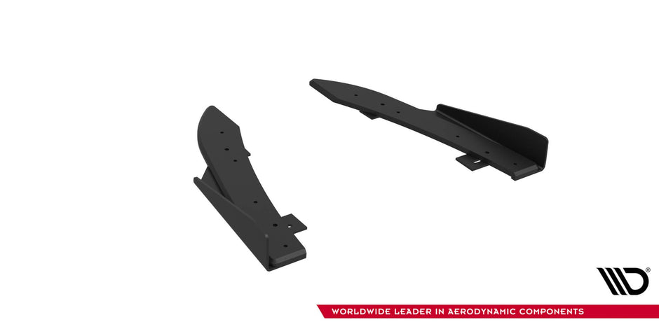 Street Pro Bakre Sidosplitters + Flaps för Audi RS5 Coupe / Sportback F5