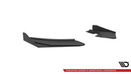 Street Pro Bakre Sidosplitters + Flaps för Audi S3 Sedan 8V