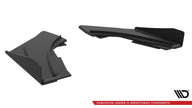 Street Pro Bakre Sidosplitters + Flaps för Audi S3 Sedan 8V