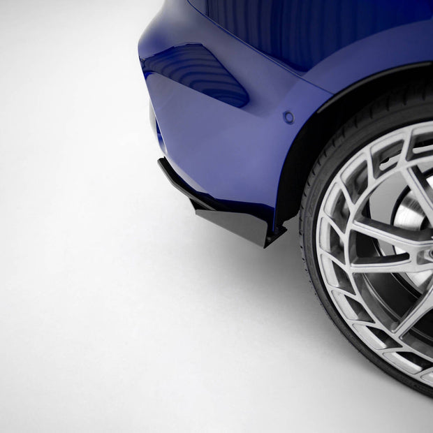 Street Pro Bakre Sidosplitters + Flaps för Audi S3 Sedan 8Y Facelift