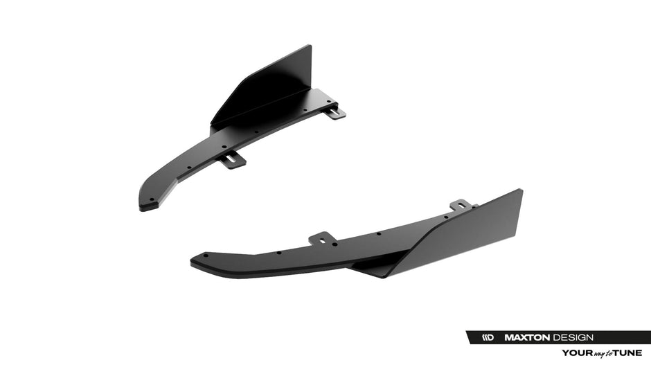 Street Pro Bakre Sidosplitters + Flaps för Audi S5 Sedan / Avant B10
