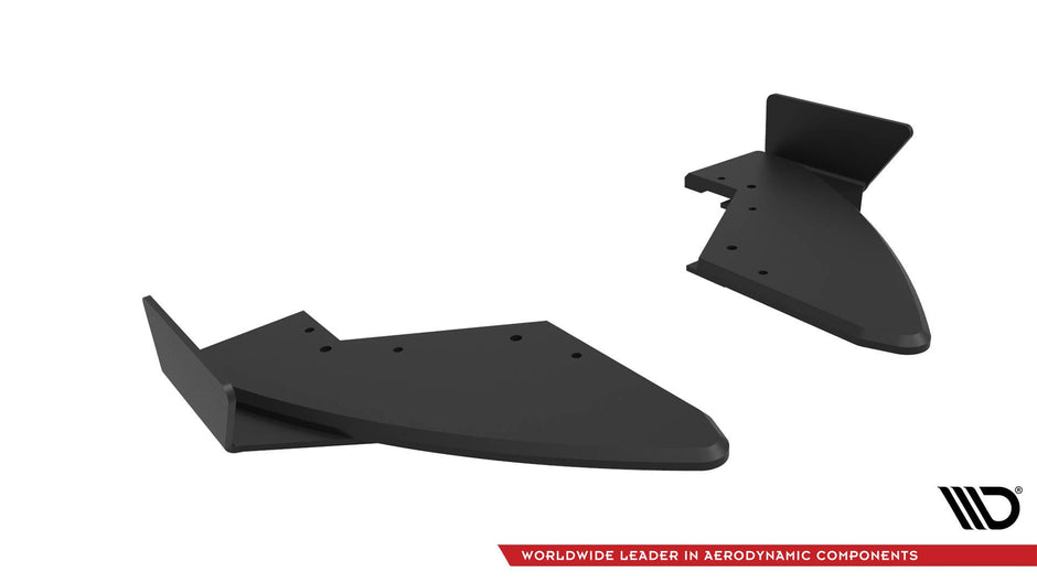 Street Pro Bakre Sidosplitters + Flaps för Audi TT S 8S Facelift