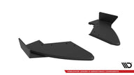 Street Pro Bakre Sidosplitters + Flaps för Audi TT S 8S Facelift